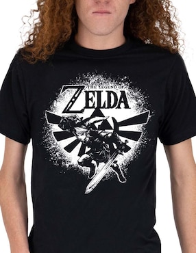 Playera Nintendo zelda cuello redondo para hombre