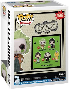 Funko Pop Beetlejuice Beetlejuice Beetlejuice Chase