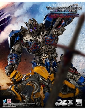 Figura de colección articulada Transformers: The Last Knight Threezero con luz