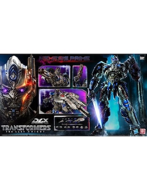 Figura de colección articulada Transformers: The Last Knight Threezero con luz
