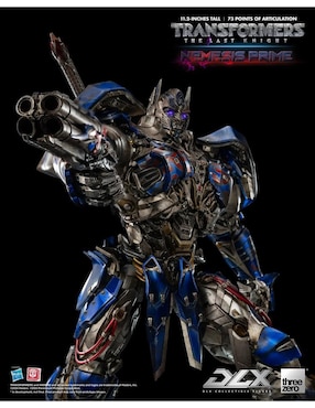 Figura de colección articulada Transformers: The Last Knight Threezero con luz
