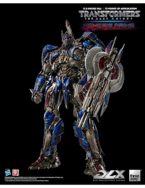 Figura de colección articulada Transformers: The Last Knight Threezero con luz