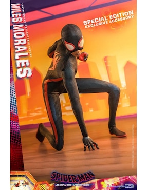 Figura de colección articulada Spider-Man Across the Spiderverse Miles Morales especial Hot Toys