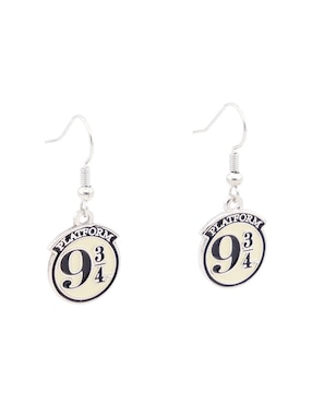 Aretes largos Harry Potter Carat Shop con acabado esmaltado