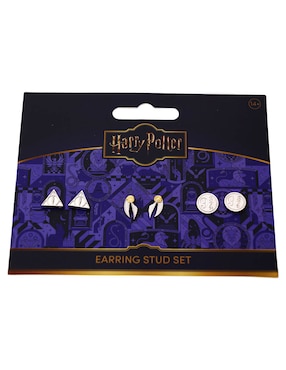 Set de aretes Carat Shop Harry Potter con acabado pulido