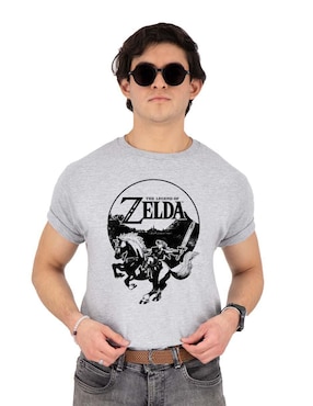 Playera Nintendo zelda cuello redondo para hombre