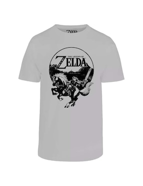 Playera Nintendo zelda cuello redondo para hombre
