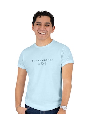 Playera Bob Esponja cuello redondo para hombre