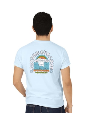 Playera Bob Esponja cuello redondo para hombre