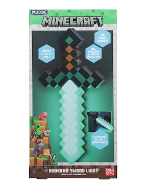 Lámpara de mesa Paladone led Minecraft Espada De Diamante