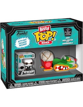 Set figuras acción The Nightmare Before Christmas Jack Skellington With Snowmobile estándar Funko Pop