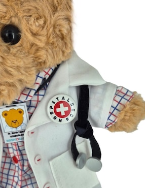 Peluche de oso Queca Designs HospitalOsos hecho a mano de 34 cm
