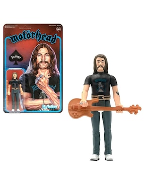 Figura coleccionable articulada Motörhead Lemmy Super 7 Reaction