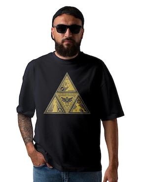 Playera Zelda cuello redondo para hombre