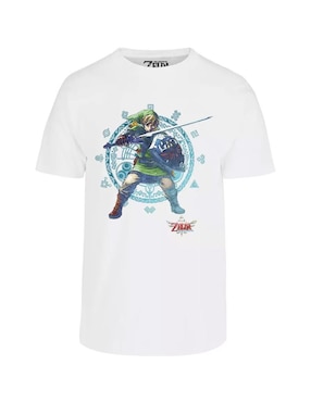 Playera Zelda cuello redondo para hombre