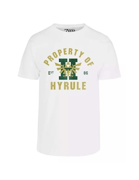 Playera Zelda cuello redondo para hombre
