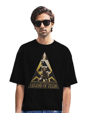 Playera Zelda cuello redondo para hombre