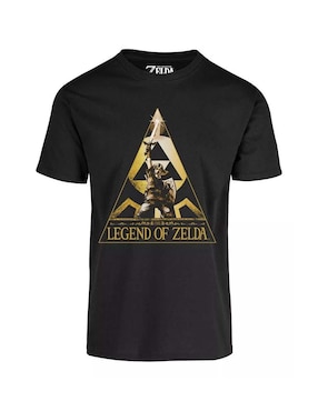 Playera Zelda cuello redondo para hombre