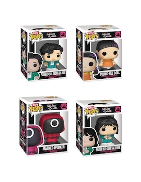 Set figuras acción Funko Bitty POP! El juego del calamar