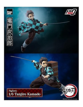 Figura de acción articulada Demon Slayer Tanjiro Kamado Collectors Threezero