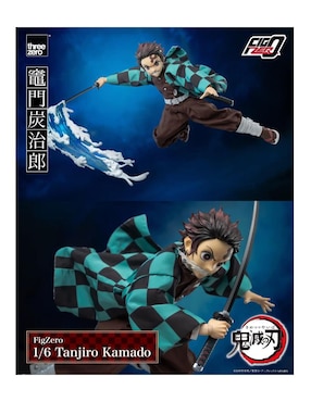 Figura de acción articulada Demon Slayer Tanjiro Kamado Collectors Threezero
