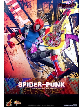 Figura coleccionable articulada Spider-Man Across the Spiderverse Spider-Punk collectors Hot Toys