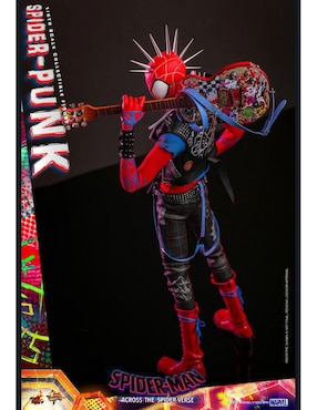 Figura coleccionable articulada Spider-Man Across the Spiderverse Spider-Punk collectors Hot Toys