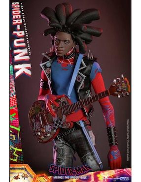 Figura coleccionable articulada Spider-Man Across the Spiderverse Spider-Punk collectors Hot Toys