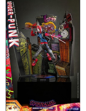 Figura coleccionable articulada Spider-Man Across the Spiderverse Spider-Punk collectors Hot Toys