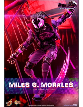 Figura coleccionable articulada Spider-Man Across the Spiderverse Miles G Morales Hot Toys