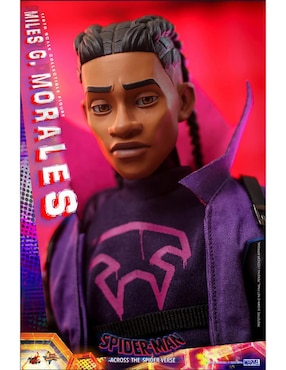Figura coleccionable articulada Spider-Man Across the Spiderverse Miles G Morales Hot Toys