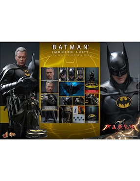 Figura coleccionable articulada The flash batman collectors Hot Toys con luz