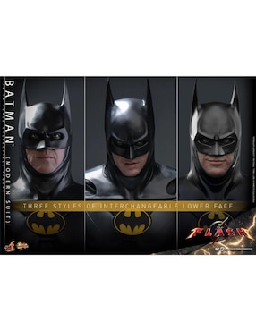 Figura coleccionable articulada The flash batman collectors Hot Toys con luz