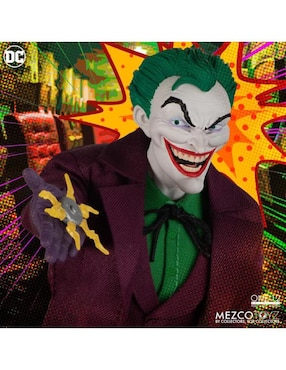 Figura de colección articulada DC Comics Joker Anniversary Edition Mezco