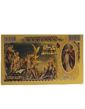 Billete conmemorativo generica de saint seiya