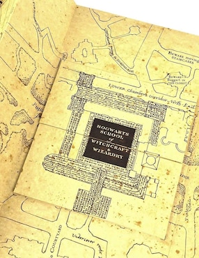 Mapa de Marauder's Map The Noble Collection Harry Potter
