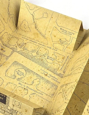 Mapa de Marauder's Map The Noble Collection Harry Potter