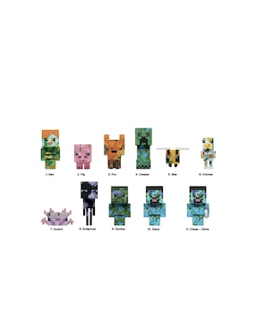 Figura de colección sorpresa Minecraft