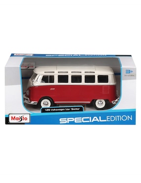 Vehículo Maisto 1:25 Volkswagen Van Samba
