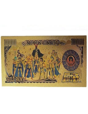 Billete conmemorativo Generica de Saint seiya