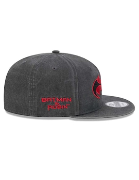 Gorra visera plana correa ajustable para entretenimiento New Era Batman unisex