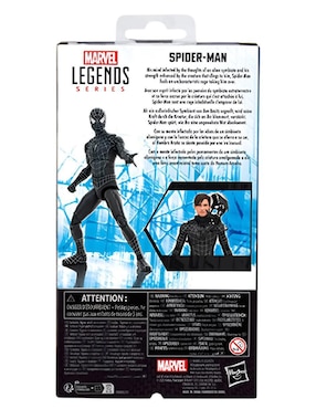 Figura de colección articulada Spider-Man 2 Spider-Man Symbiote Suit Marvel Legends
