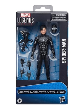 Figura de colección articulada Spider-Man 2 Spider-Man Symbiote Suit Marvel Legends