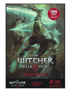 Rompecabezas anime The witcher 3 wild hunt: ciri and the wolves Dark Horse 1000 piezas