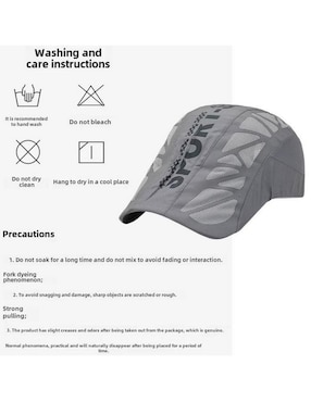 Gorra visera curva broche casual Aerox unisex