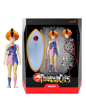 Figura de acción articulada Thundercats Wilykat And Wilykit ultimate Super 7 con movimiento