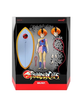Figura de acción articulada Thundercats Wilykat And Wilykit ultimate Super 7 con movimiento