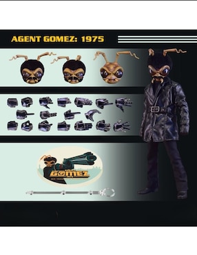Figura de colección articulada Agente Gomez collectors Mezco