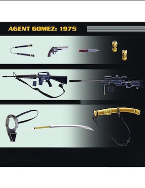 Figura de colección articulada Agente Gomez collectors Mezco