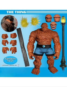 Set figuras acción articulada Marvel Studios Los 4 Fantásticos collectors Mezco
